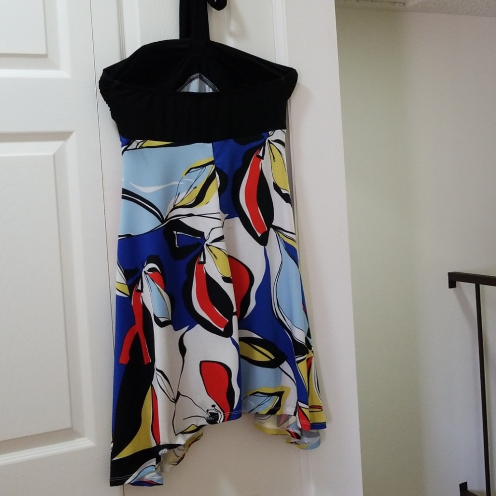 Olivia Matthew's Print Halter Dress - Picture 4 of 7